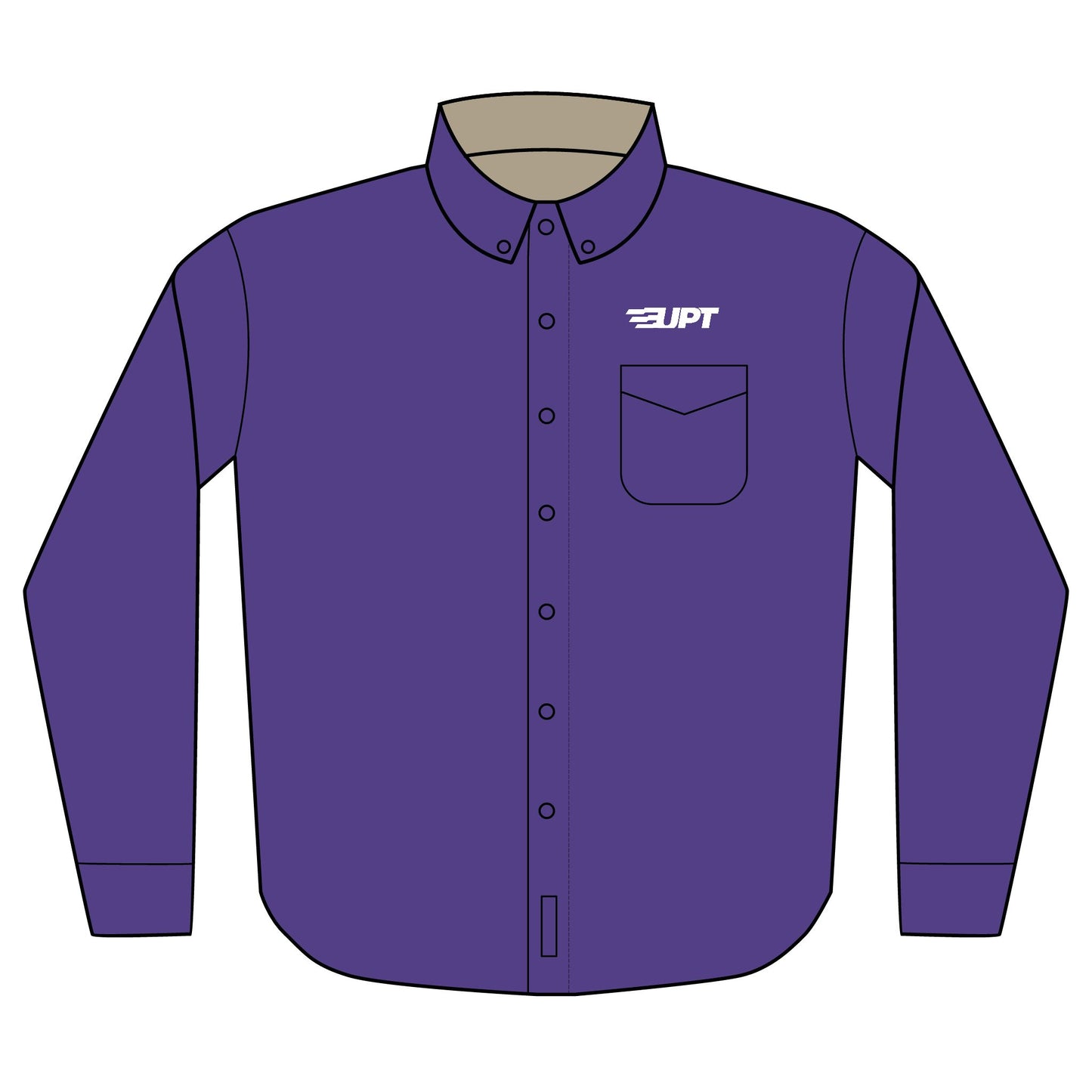UPT Port Authority® Unisex Long Sleeve Shirt - Dark