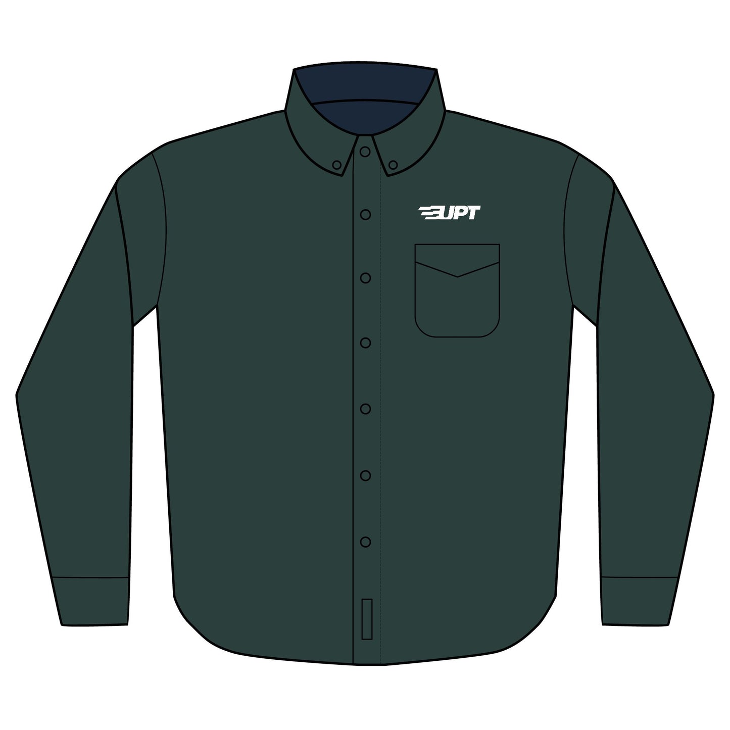 UPT Port Authority® Unisex Long Sleeve Shirt - Dark