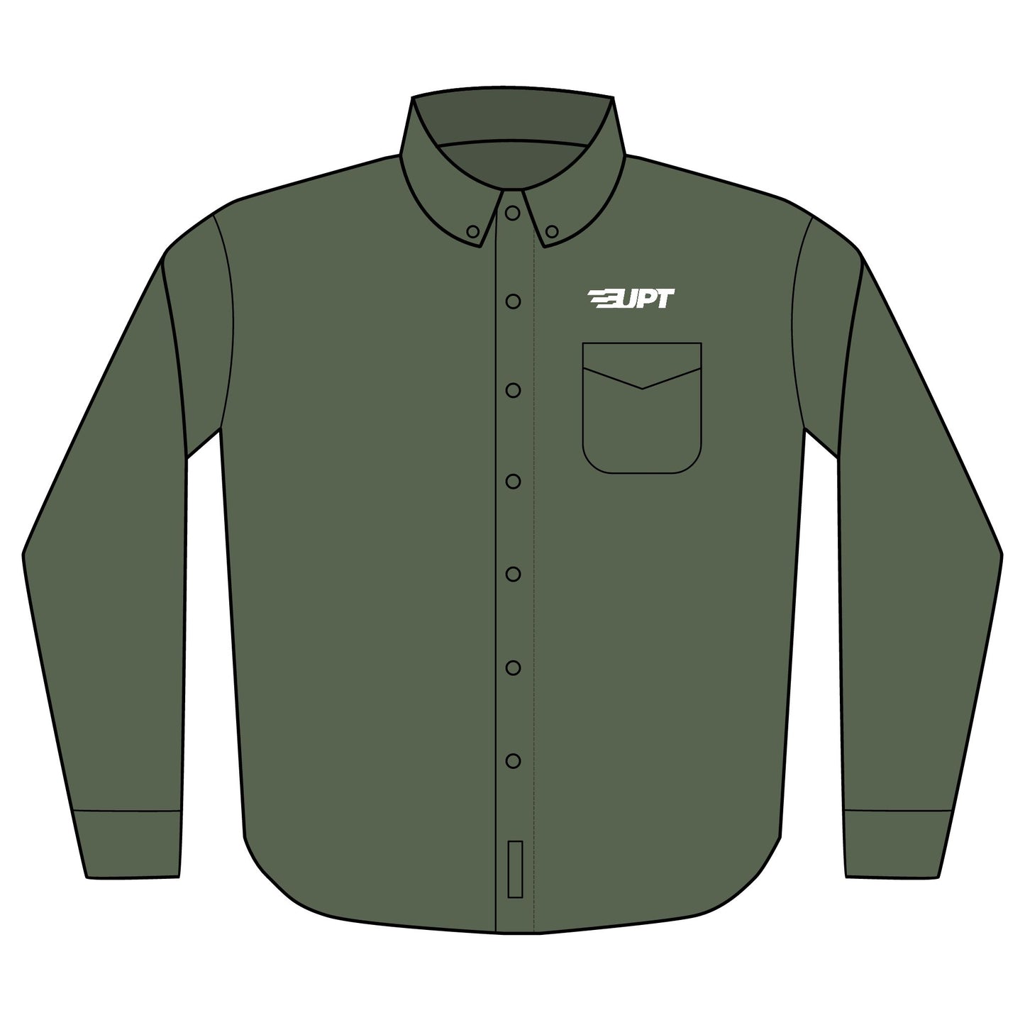UPT Port Authority® Unisex Long Sleeve Shirt - Dark