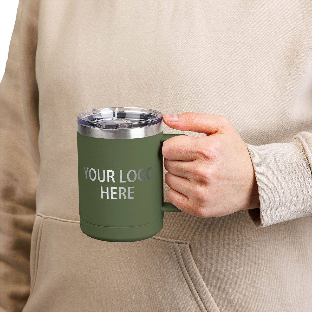 Custom Polar Camel Coffee Mug Tumbler, 15oz