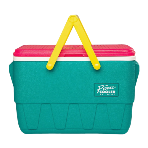 Igloo Retro Picnic Basket 25-Qt Cooler Jade - 48537.png