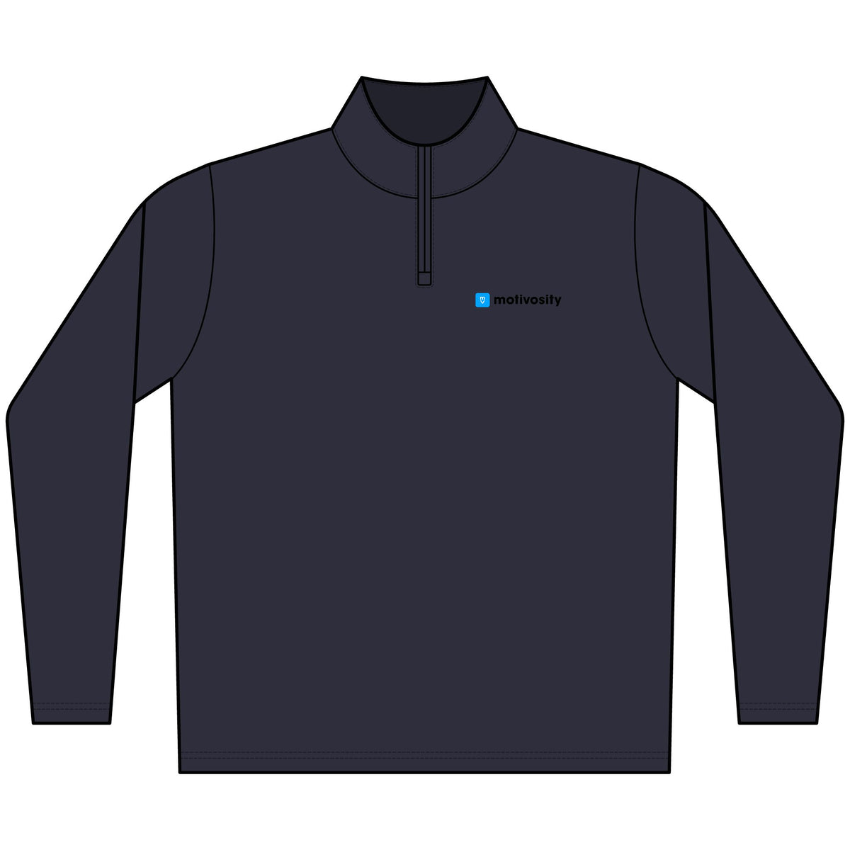 Sample AllPro Men's Pro-Lock Performance Quarter-Zip Pullover