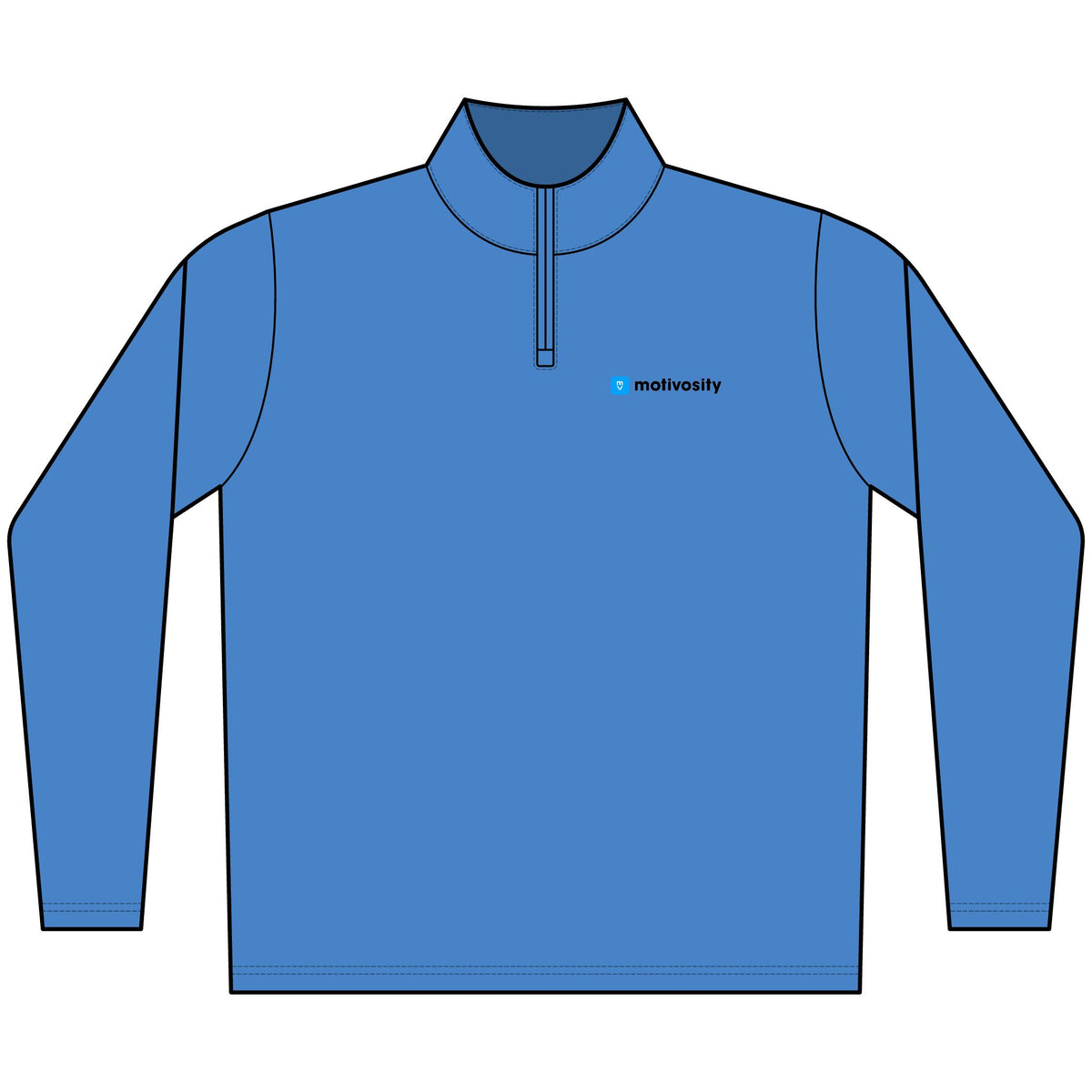 Sample AllPro Men's Pro-Lock Performance Quarter-Zip Pullover