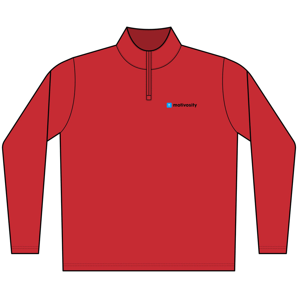 Sample AllPro Men's Pro-Lock Performance Quarter-Zip Pullover