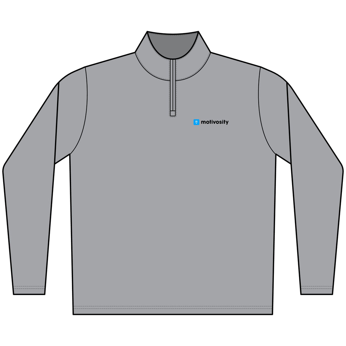 Sample AllPro Men's Pro-Lock Performance Quarter-Zip Pullover