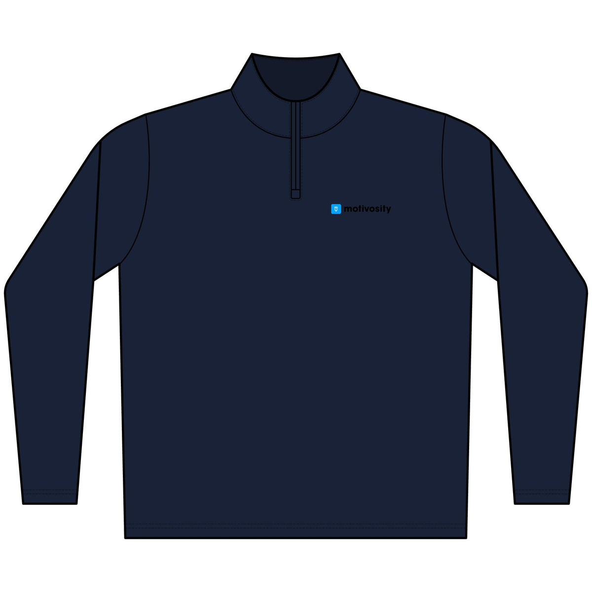 Sample AllPro Men's Pro-Lock Performance Quarter-Zip Pullover