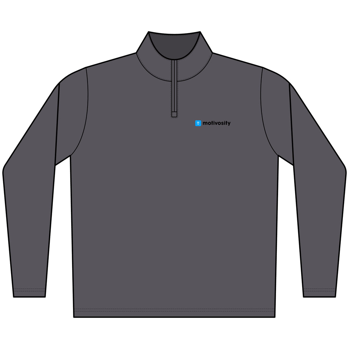 Sample AllPro Men's Pro-Lock Performance Quarter-Zip Pullover