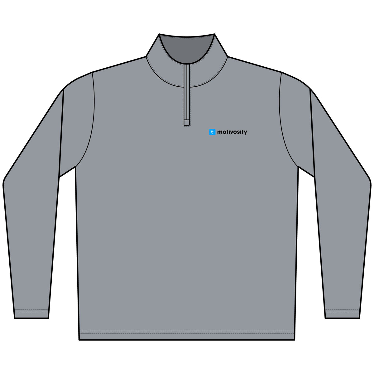 Sample AllPro Men's Pro-Lock Performance Quarter-Zip Pullover