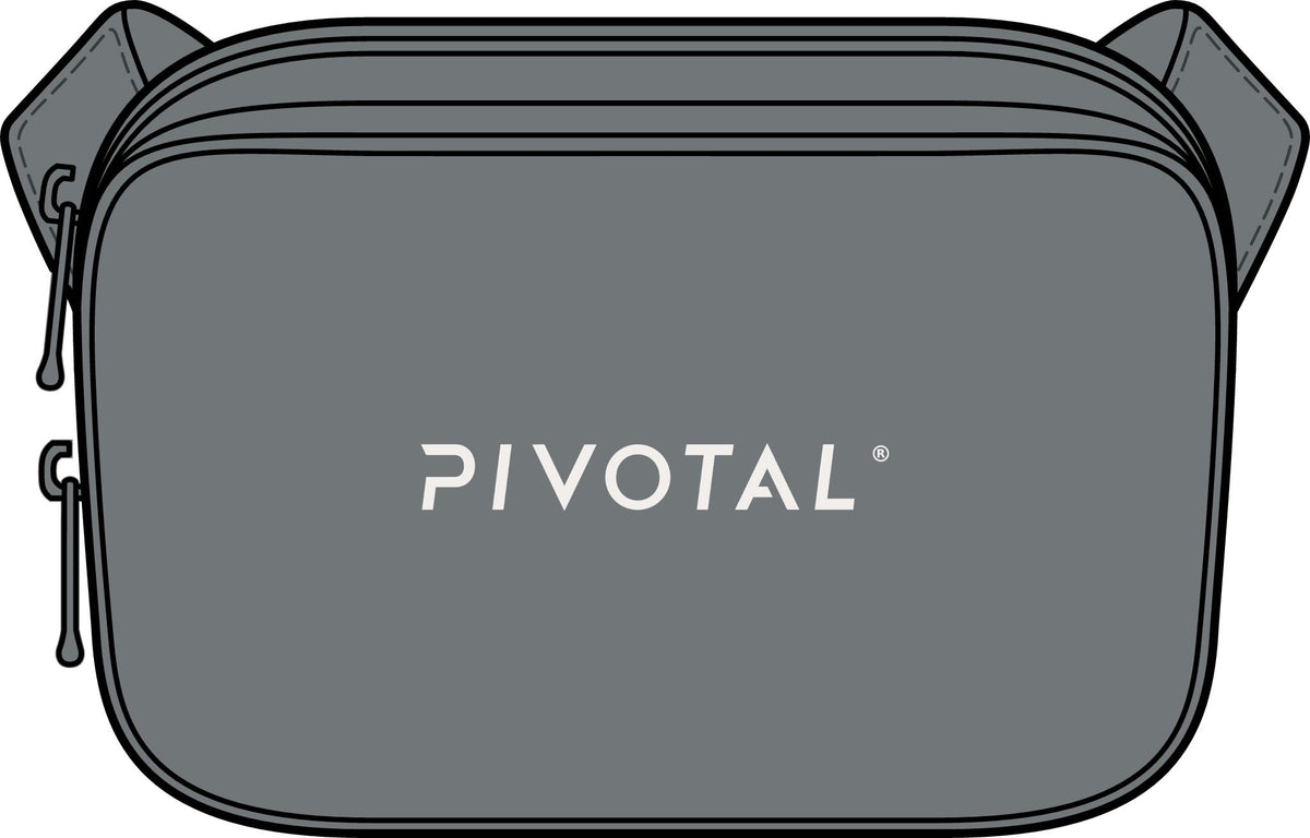 Pivotal Port Authority Matte Dual-Compartment Crossbody