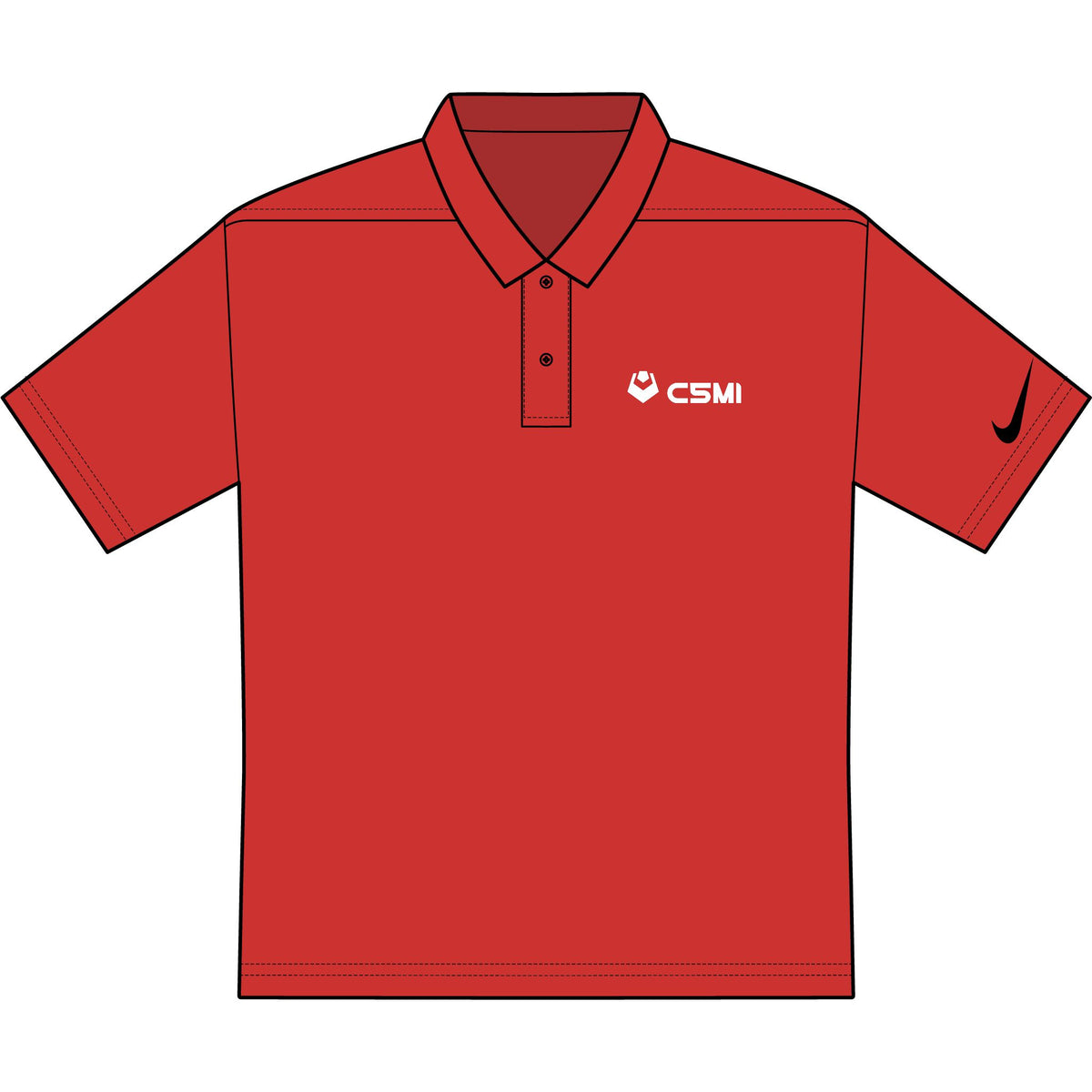 C5MI Unisex Nike Dry Essential Solid Polo