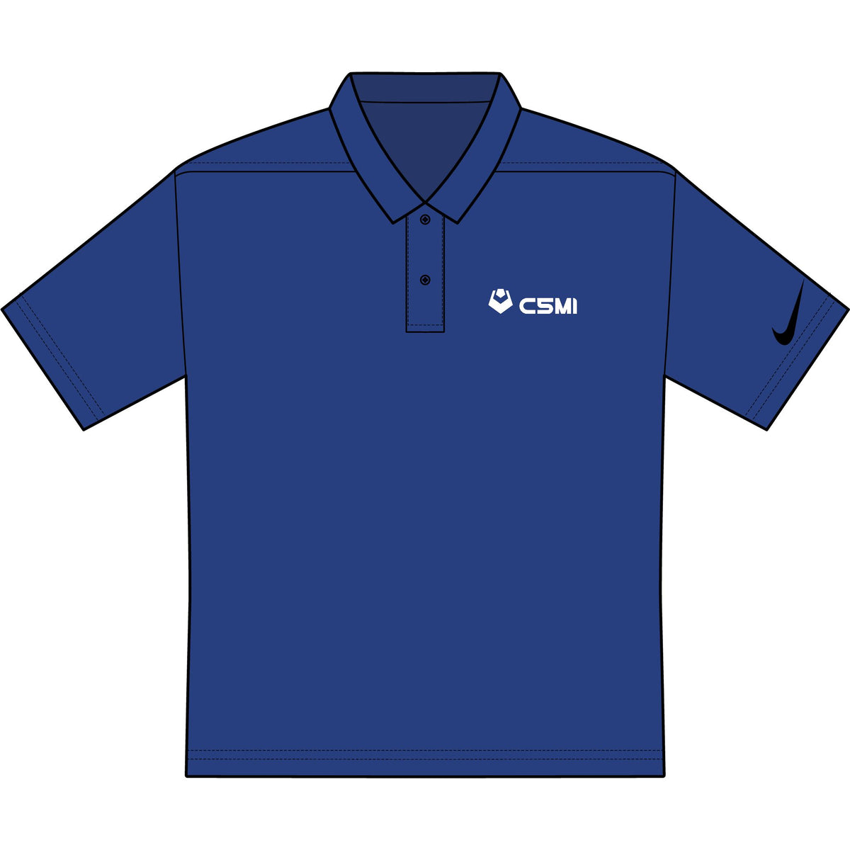 C5MI Unisex Nike Dry Essential Solid Polo
