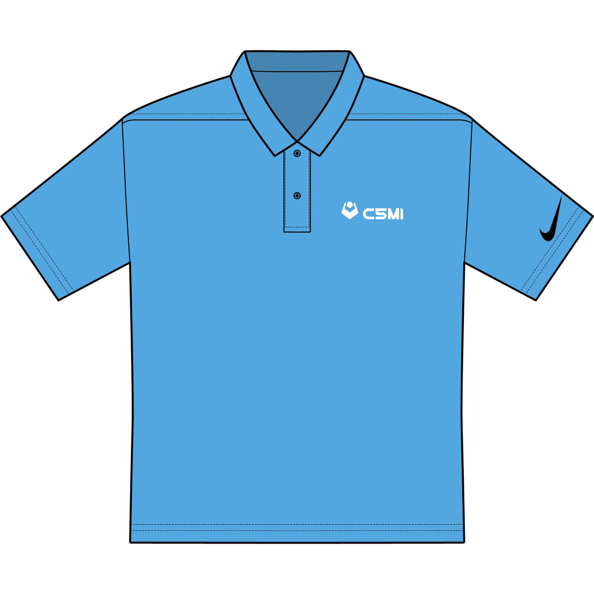 C5MI Unisex Nike Dry Essential Solid Polo