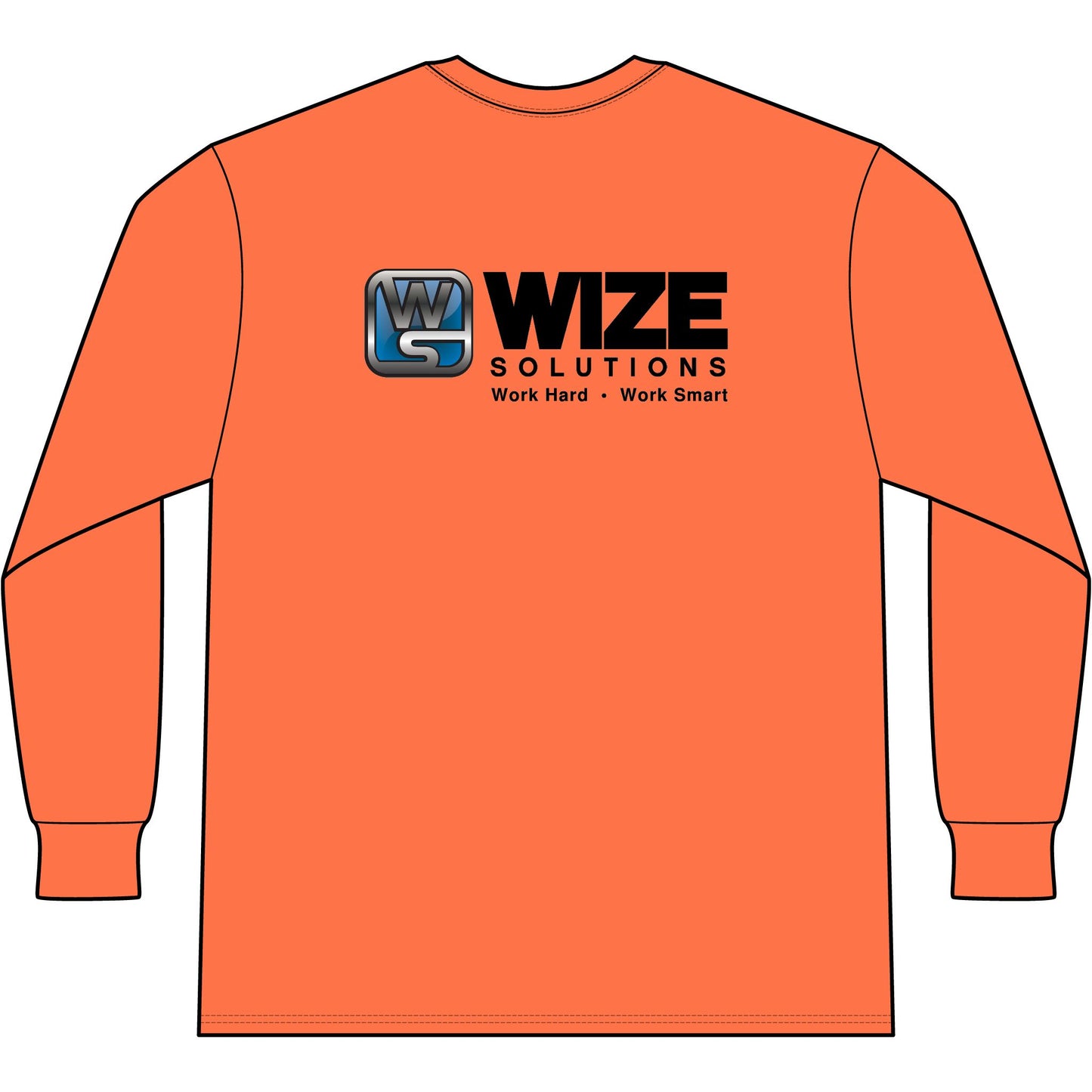 Wize Solutions Long Sleeve Core Blend Tee