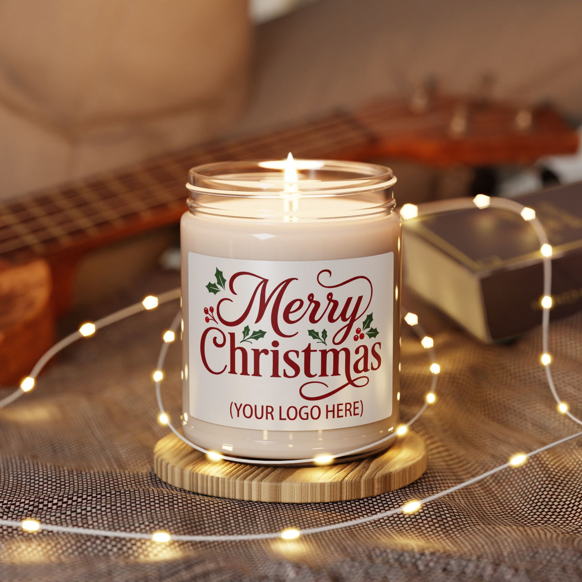 Custom Scented Soy Candle, 9oz