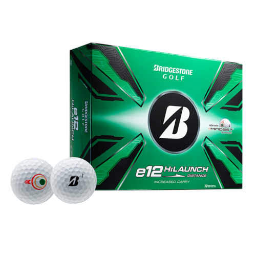 Bridgestone e12 HiLaunch Golf Balls White, 2025 - 5HWX6D.png