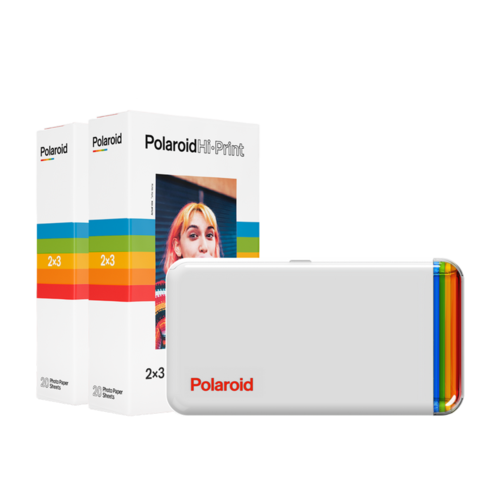Polaroid Hi-Print Everything Box White, Contains Photo Printer and 2 boxes of 20 sheet film - 6152.png