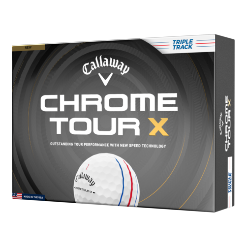 Callaway Chrome Tour X Triple Track Golf Balls, White, 2026 - 64322631280.png