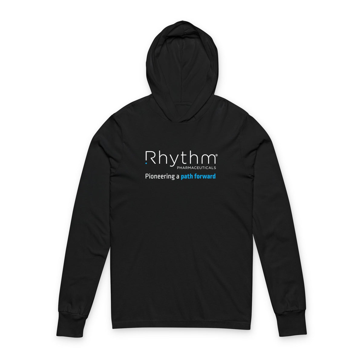Rhythm Pharmaceutical Unisex Hooded Long Sleeve Tee