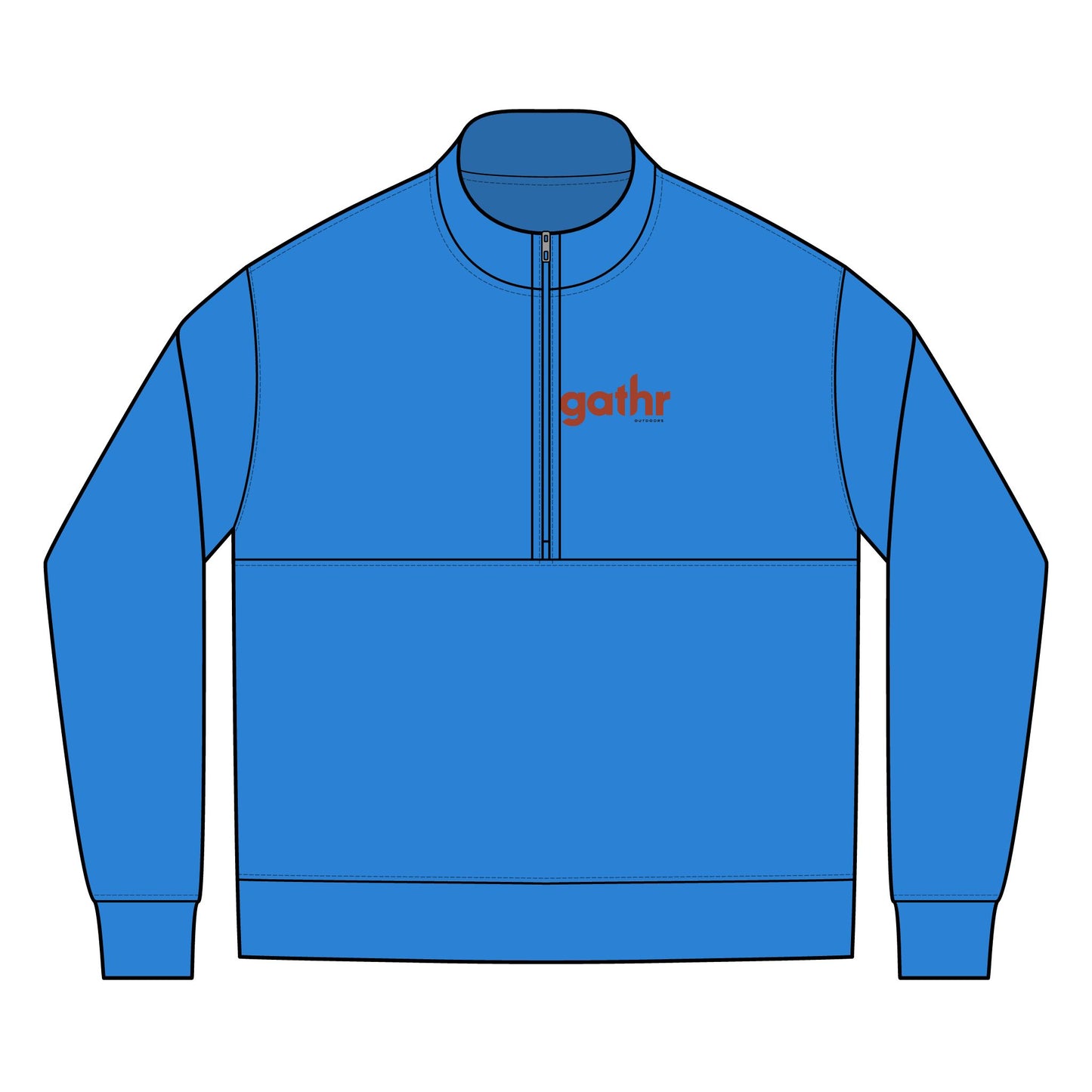 Gathr Nike Club Fleece Sleeve Swoosh Half Zip