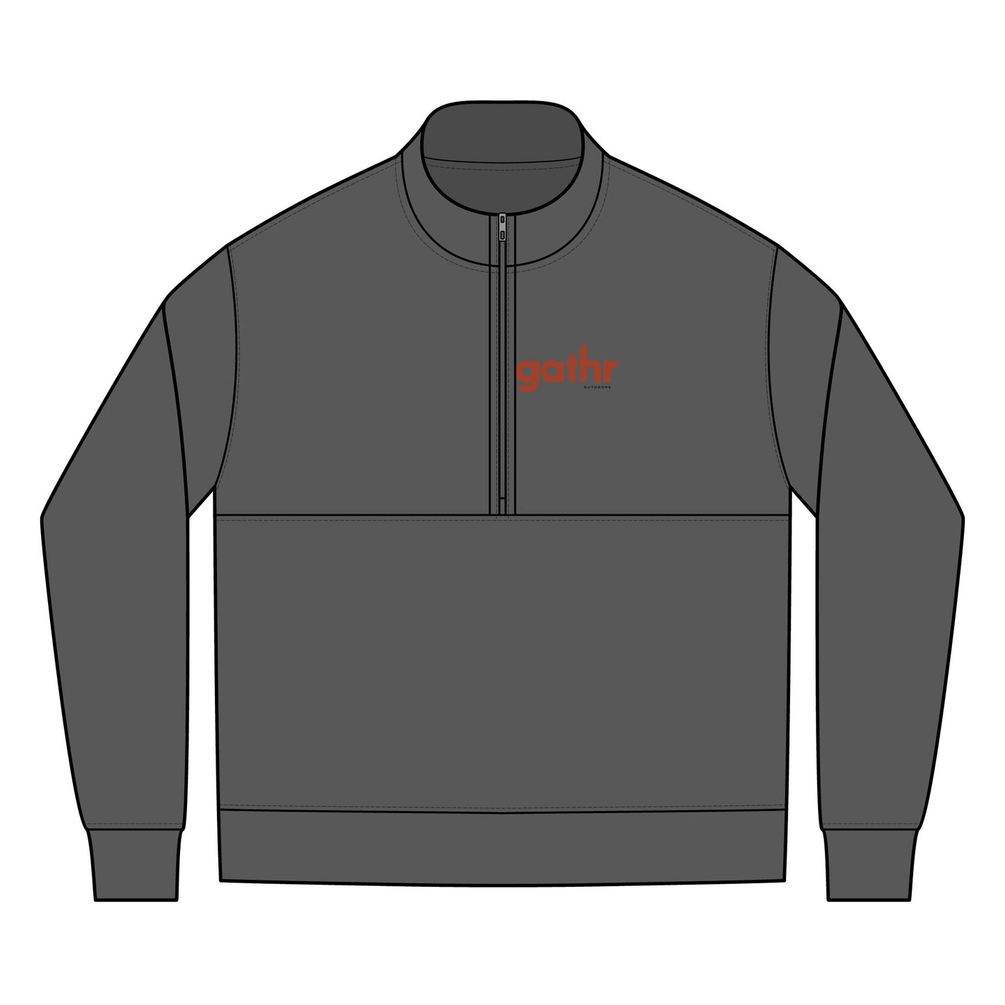 Gathr Nike Club Fleece Sleeve Swoosh Half Zip
