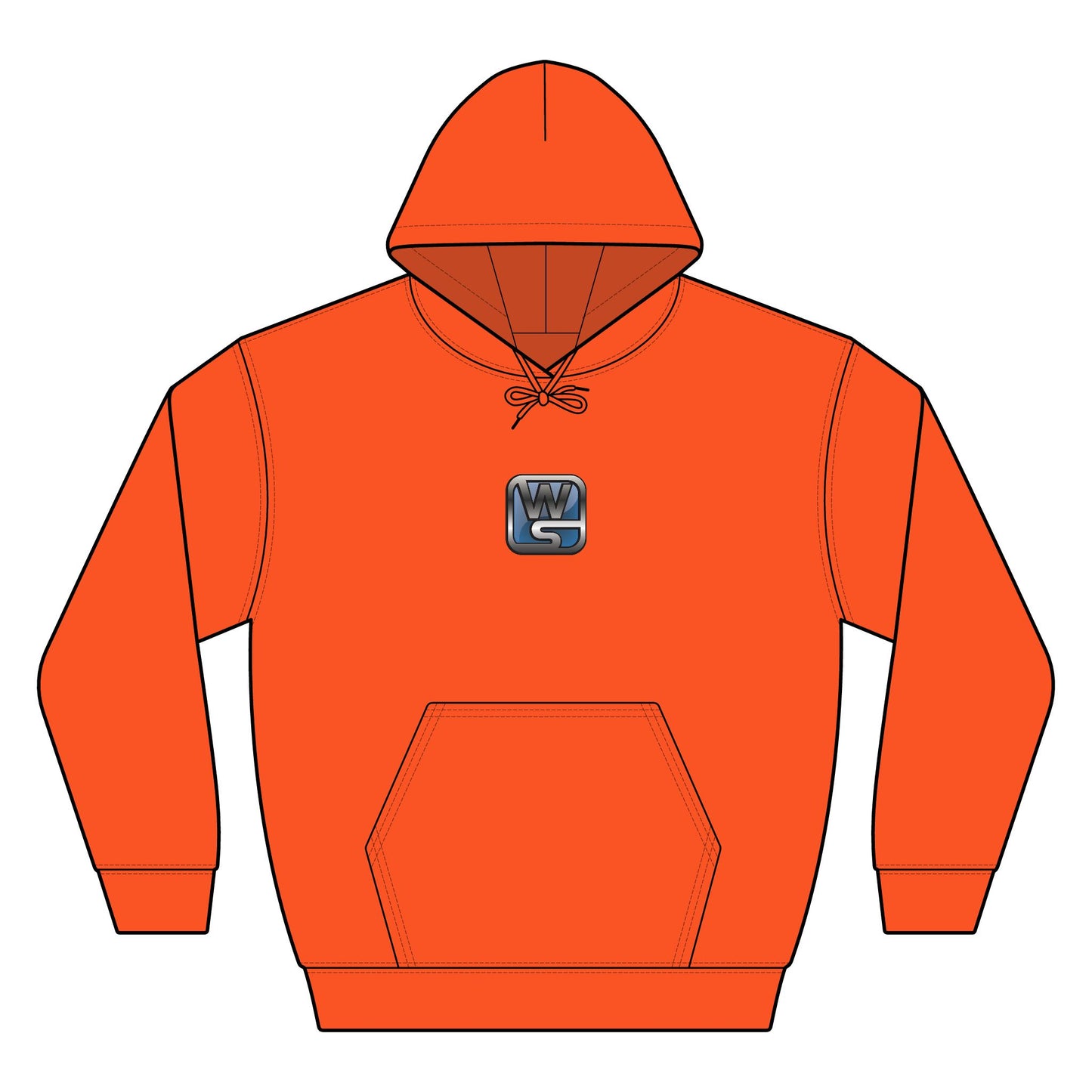 Wize Solutions Essential Fleece Pullover Hooded Sweatshirt