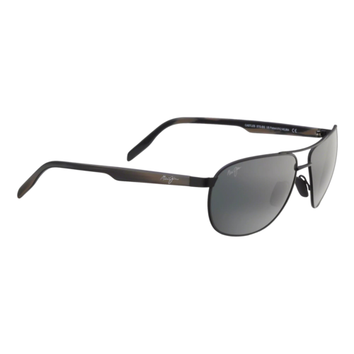 Maui Jim Castles Sunglasses Matte Black/Neutral Grey, Size 61 frame - 728-2M.png