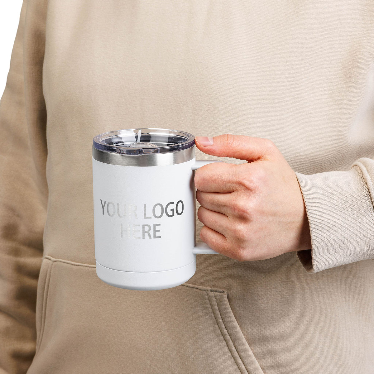 Custom Polar Camel Coffee Mug Tumbler, 15oz