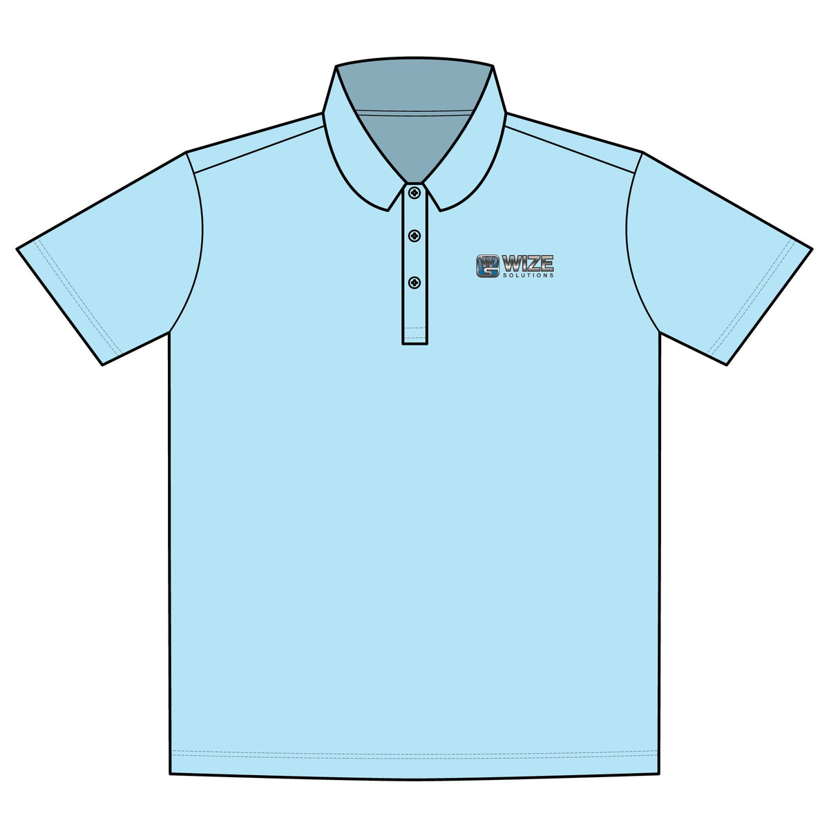 Wize Solutions Men's Crestview Polo