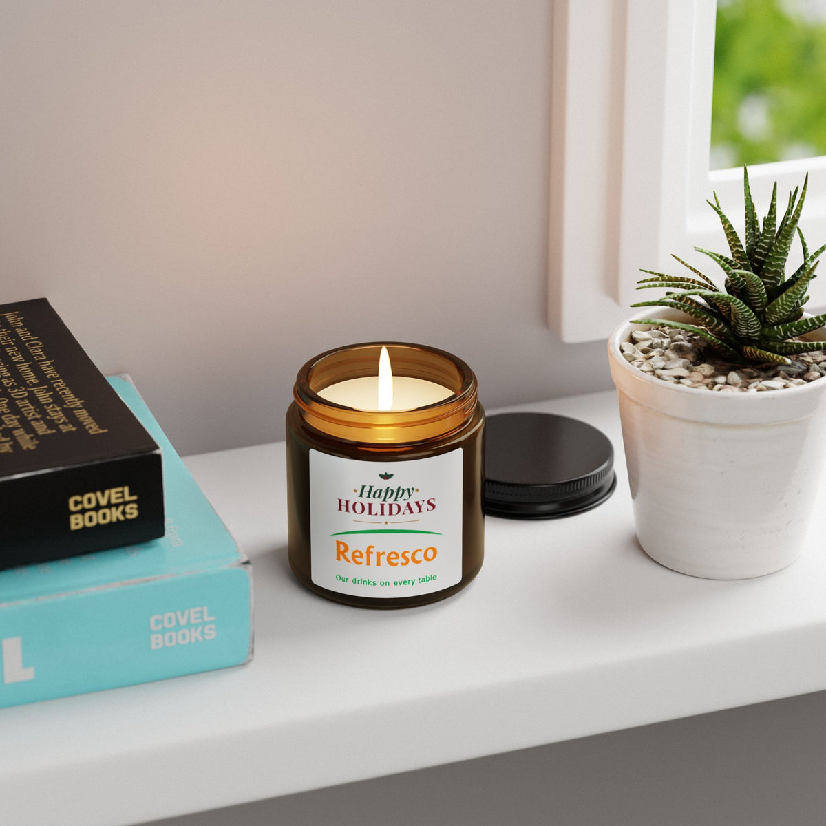 Refresco Christmas Scented Soy 4oz Candle