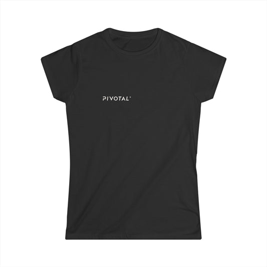 Pivotal Gildan Softstyle Women's T-Shirt — Black