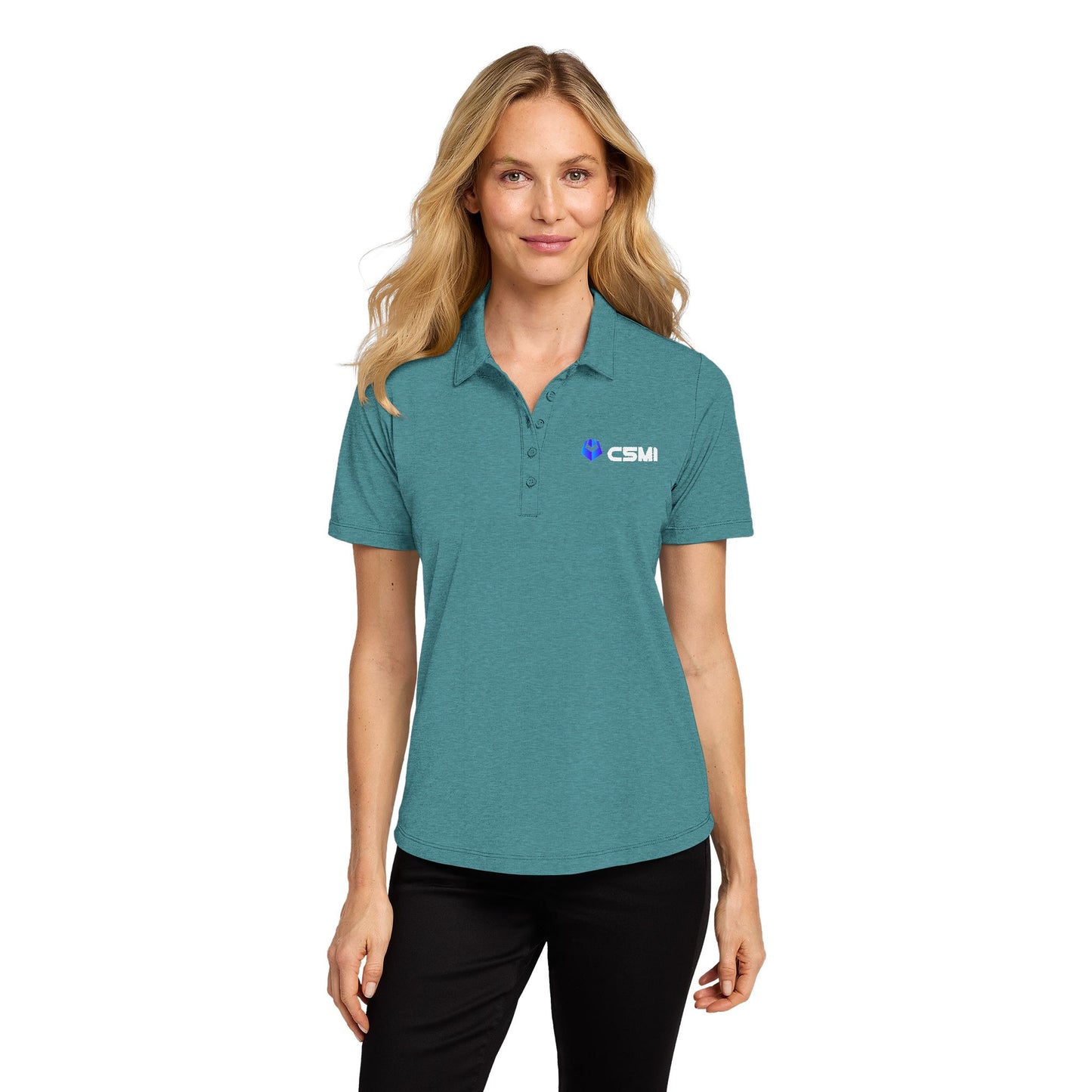 C5MI Port Authority Ladies Fine Pique Blend Polo