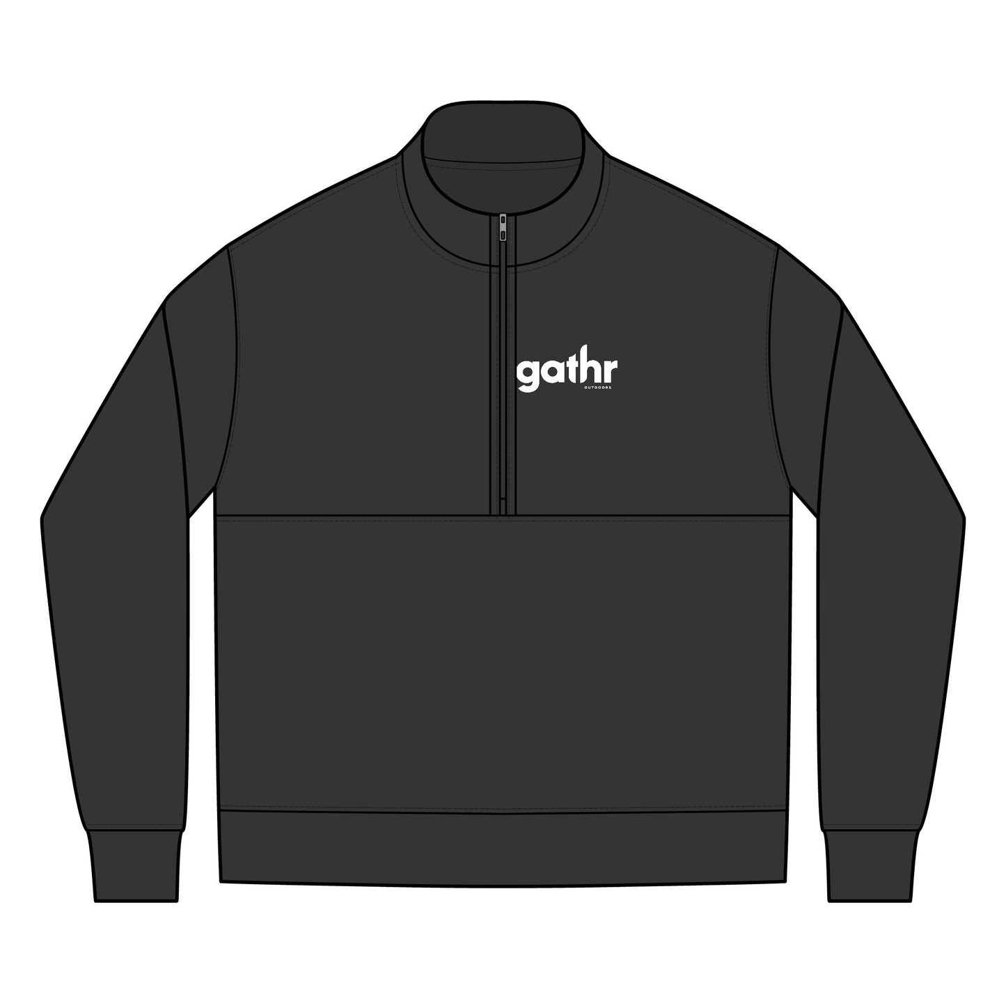 Gathr Nike Club Fleece Sleeve Swoosh Half Zip