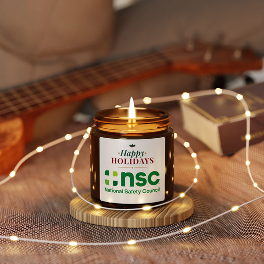 National Safety Council Christmas Scented Soy 4oz Candle