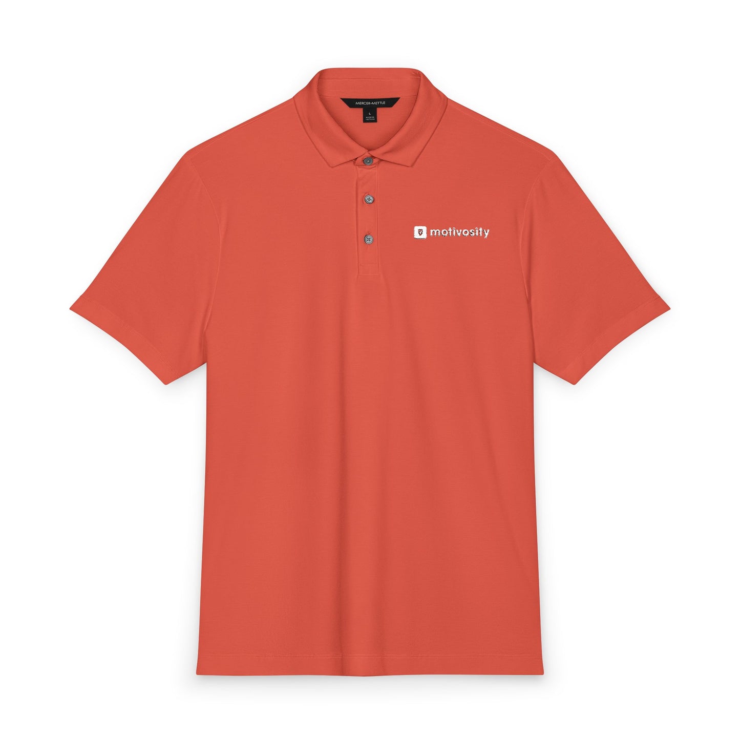 Sample Mercer+Mettle® Men's Stretch Jersey Polo - Embroidery