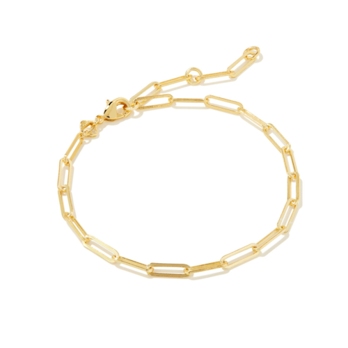 Kendra Scott Courtney Gold Paperclip Bracelet - 9608856049.png