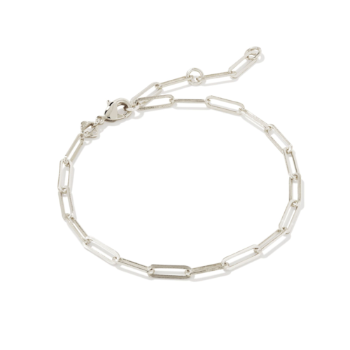 Kendra Scott Courtney Silver Paperclip Bracelet - 9608856975.png