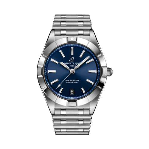 Breitling Womens Chronomat Automatic 32 Stainless Steel Watch, Blue Dial, 32mm - A77310101C1A1.png