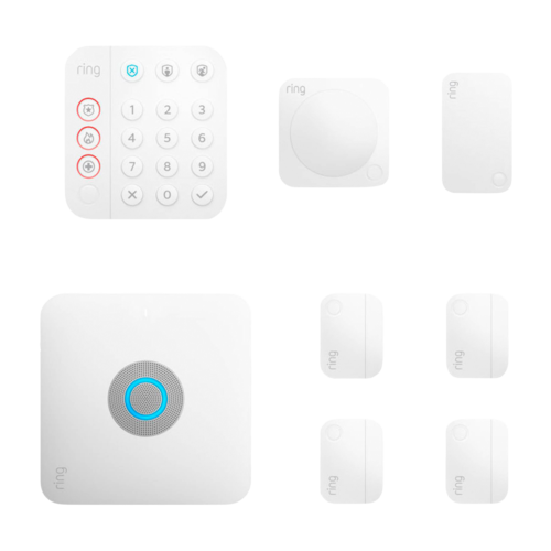 Ring Alarm Pro 8-Piece Security Kit Includes: Alarm Pro Base Station, Keypad, Contact Sensors (x4), Motion Detector, Range Extender - B08HSTJPM5.png