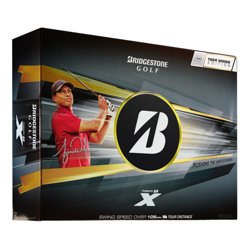 Bridgestone TOUR B X Tiger Woods Edition Golf Balls, White, 2026 - B6WX6DTW.png