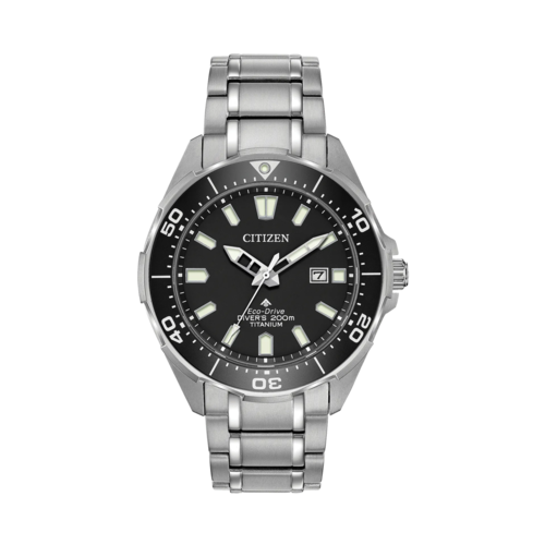 Citizen Mens Promaster Dive Super Titanium Watch, Black Dial/Silver-Tone Case, 44mm - BN0200-56E.png
