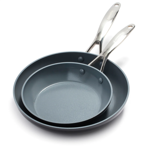 GreenPan Valencia Pro Ceramic Non Stick 8-in and 10-in Frypan Set - CC000672-001.png