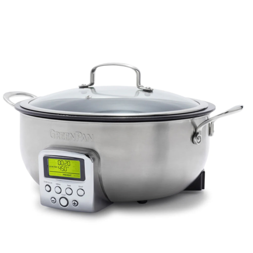 GreenPan Multifunction Deep Electric Skillet, Stainless Steel - CC005090-001.png