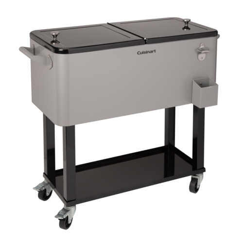 Cuisinart 80-Qt Outdoor Cooler Cart Black/Silver - CCC-3517.png