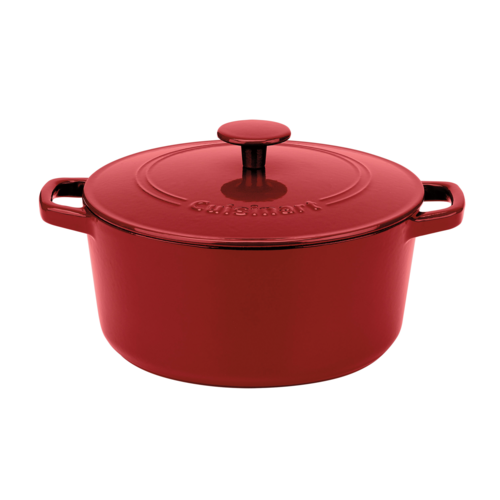 Cuisinart Cast Iron 5-Qt Round Casserole Cardinal Red - CI650-25CR.png