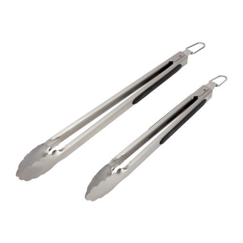 Cuisinart 2-Piece BBQ Tong Set Silver/Black - CIT-2123P.png