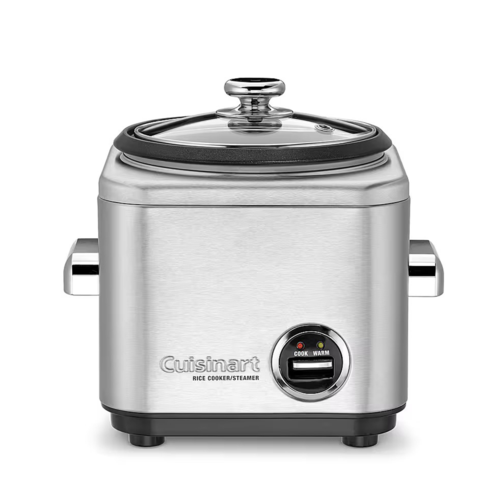 Cuisinart 4 Cup Rice Cooker Stainless Steel - CRC-400NAS.png