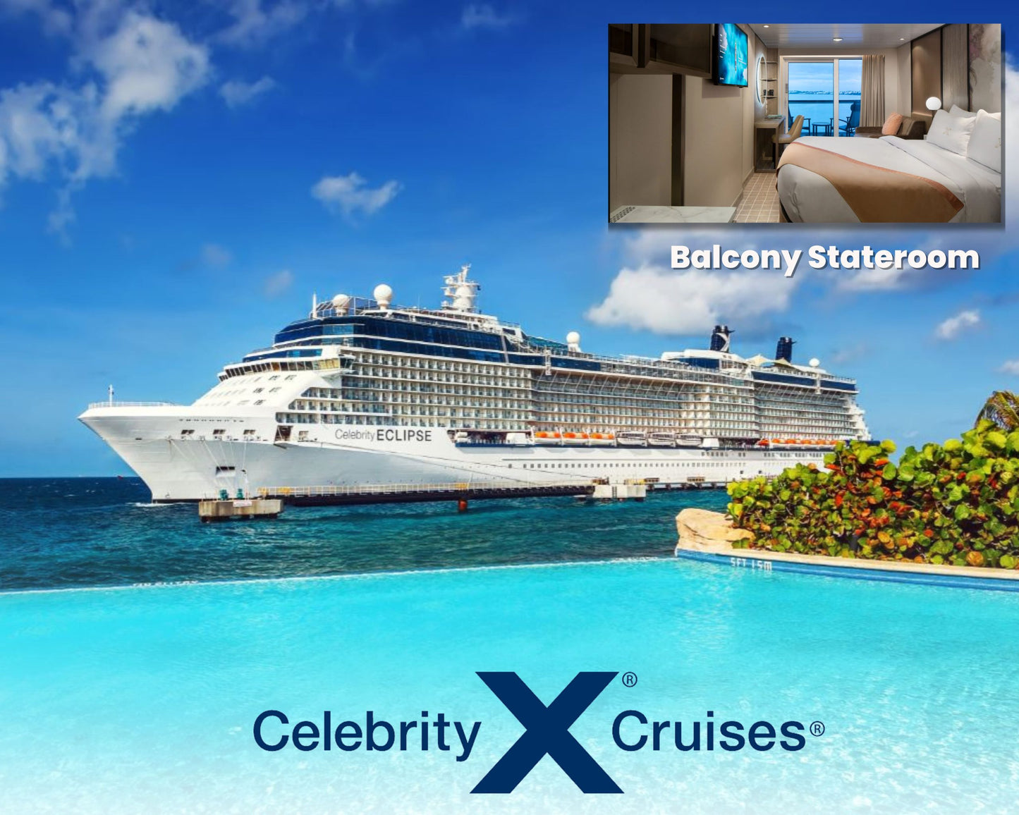 Celebrity Cruises | Caribbean Cruise | Veranda Stateroom (3 - 8 Nights)