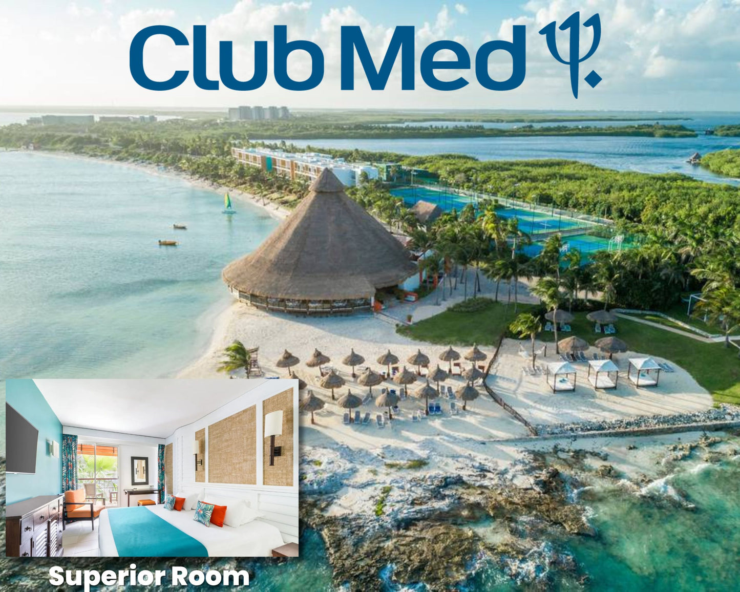 Club Med | Choice of 6 Resorts in Caribbean or Mexico | 5 Night Stay | Superior Room