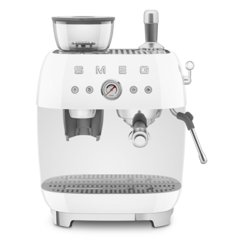 SMEG Manual Coffee Machine with Grinder White - EGF03WHUS.png