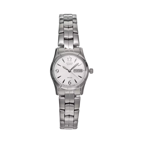 Citizen Womens Quartz Stainless Steel Watch, White Dial/Silver-Tone Case, 25mm - EQ0540-57A.png